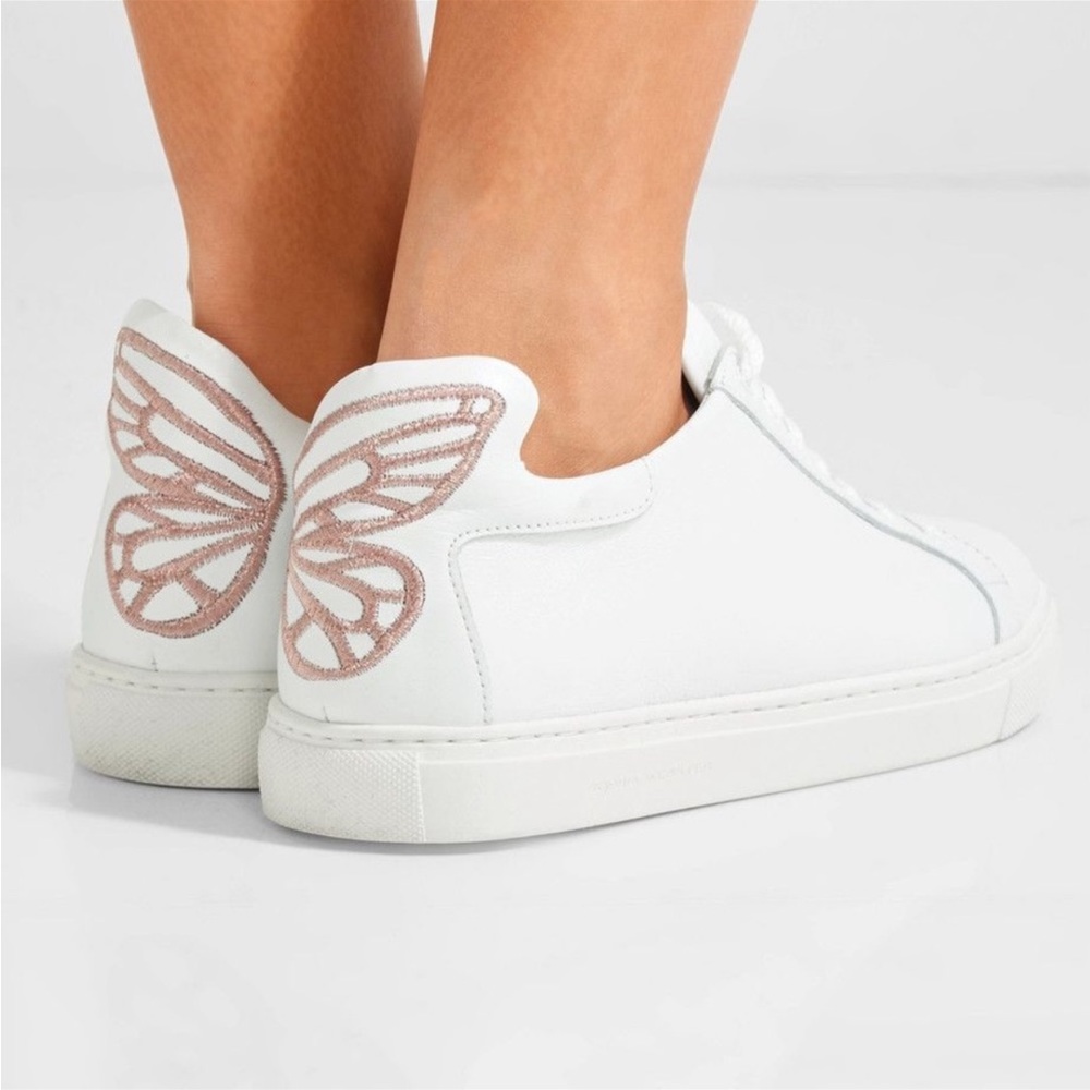 Sophia Webster BiBi Butterfly White Sneakers
